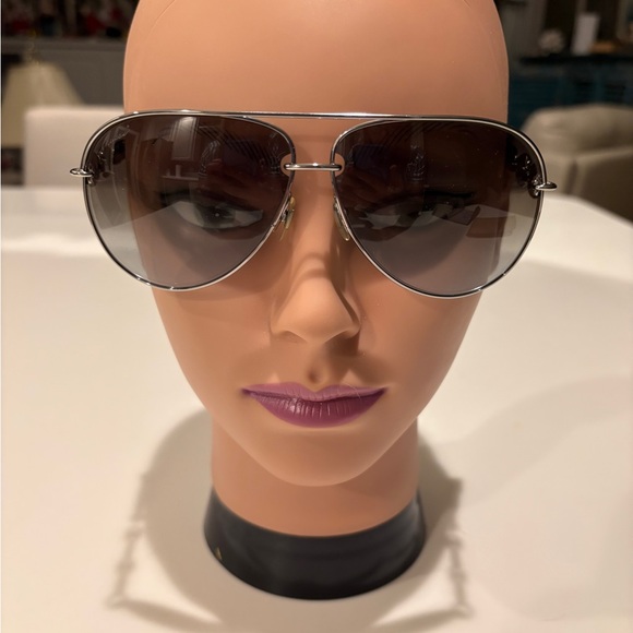 Gucci Sunglasses with silver Frame and Silver Marine chain main image 8